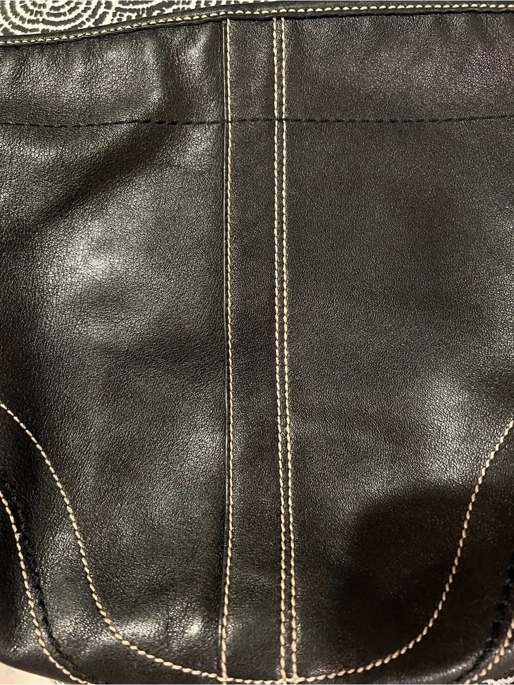 Coach Vintage Soho Hobo Black Leather Bag